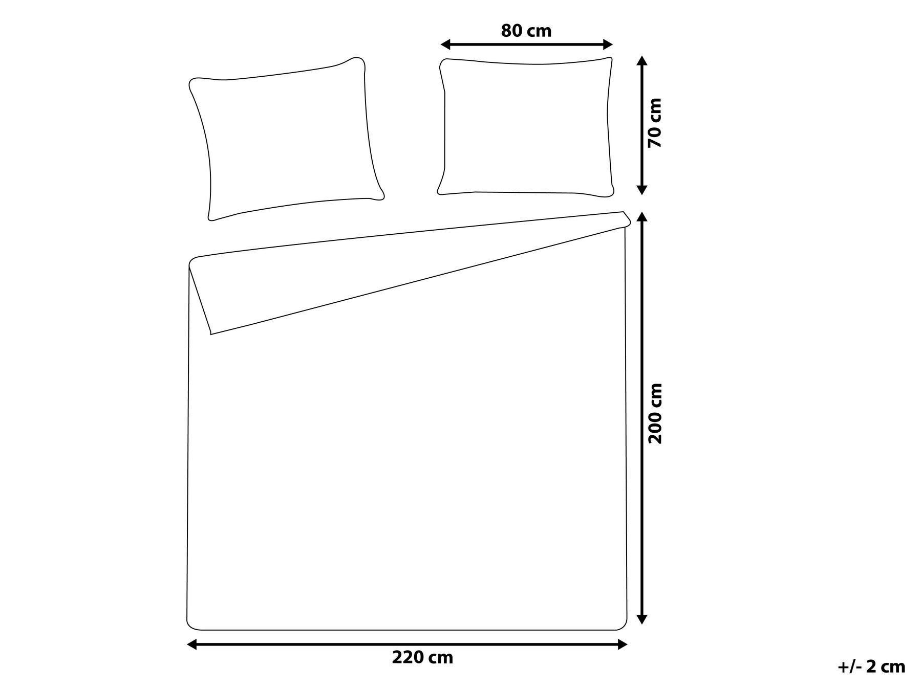 Duvet Cover Set 200 x 220 cm Beige ISERNIA_726545