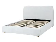 Ottoman Bed BLAGNAC Fabric Light Grey 140 x 200 cm (EU Double)_1009316