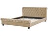 Velvet EU Super King Bed Beige AVALLON_729017