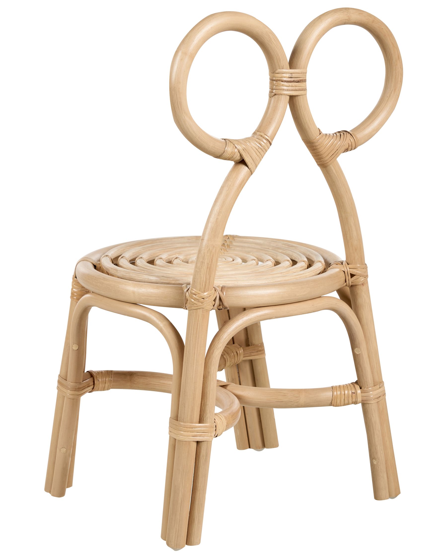 Rattan Kids Chair Natural MIRTIA | Beliani.co.uk