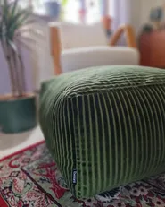 Pouffe MUKKI Cotton Dark Green_978437