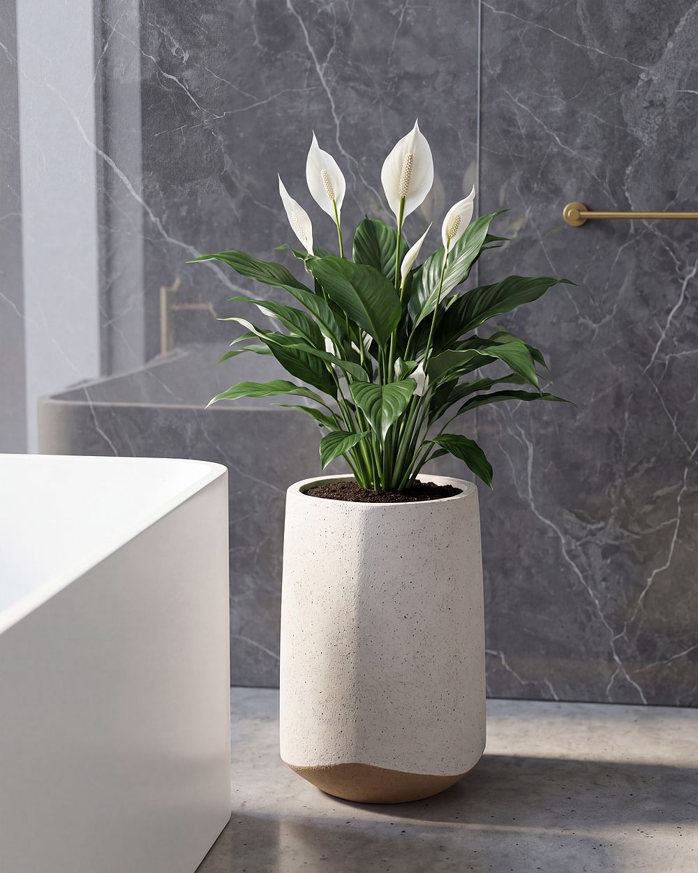 Cache-pot JAUNTAL  32 cm Blanc cassé