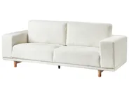 Sofa 3 Seater NIVALA Boucle Off-White_946981