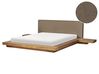 Bed Boucle ZEN 160 x 200 cm (EU King Size) Natural Ash Wood