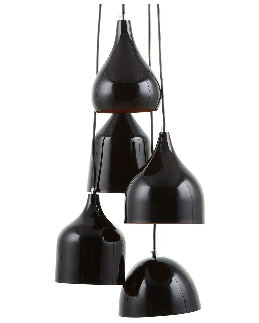 Lampa wisząca SAVIO Metal Złoty brąz Czarny