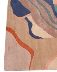 Rug ALMORA Multicolour 160 x 230 cm Viscose_1036928