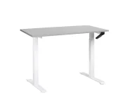 Biurko regulowane manualnie DESTINES 120 cm 72 cm Szary/ biały_898787