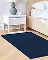 Alfombra GESI Azul marino 80 x 150 cm Viscosa