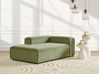 Right-Hand Chaise Longue ARDAL Corduroy Green
