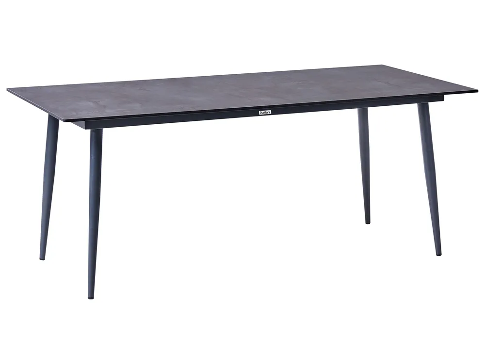 Garden Dining Table TOLENTINO 180 cm 90 cm Stone Effect Grey