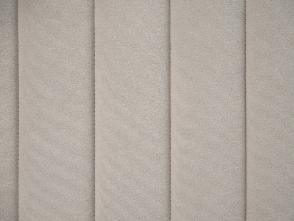 Łóżko Welur LUNAN 160 x 200 cm Beżowoszary_803481