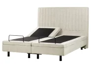 Verstelbaar bed Stof DUKE II 160 x 200 cm Beige_989021