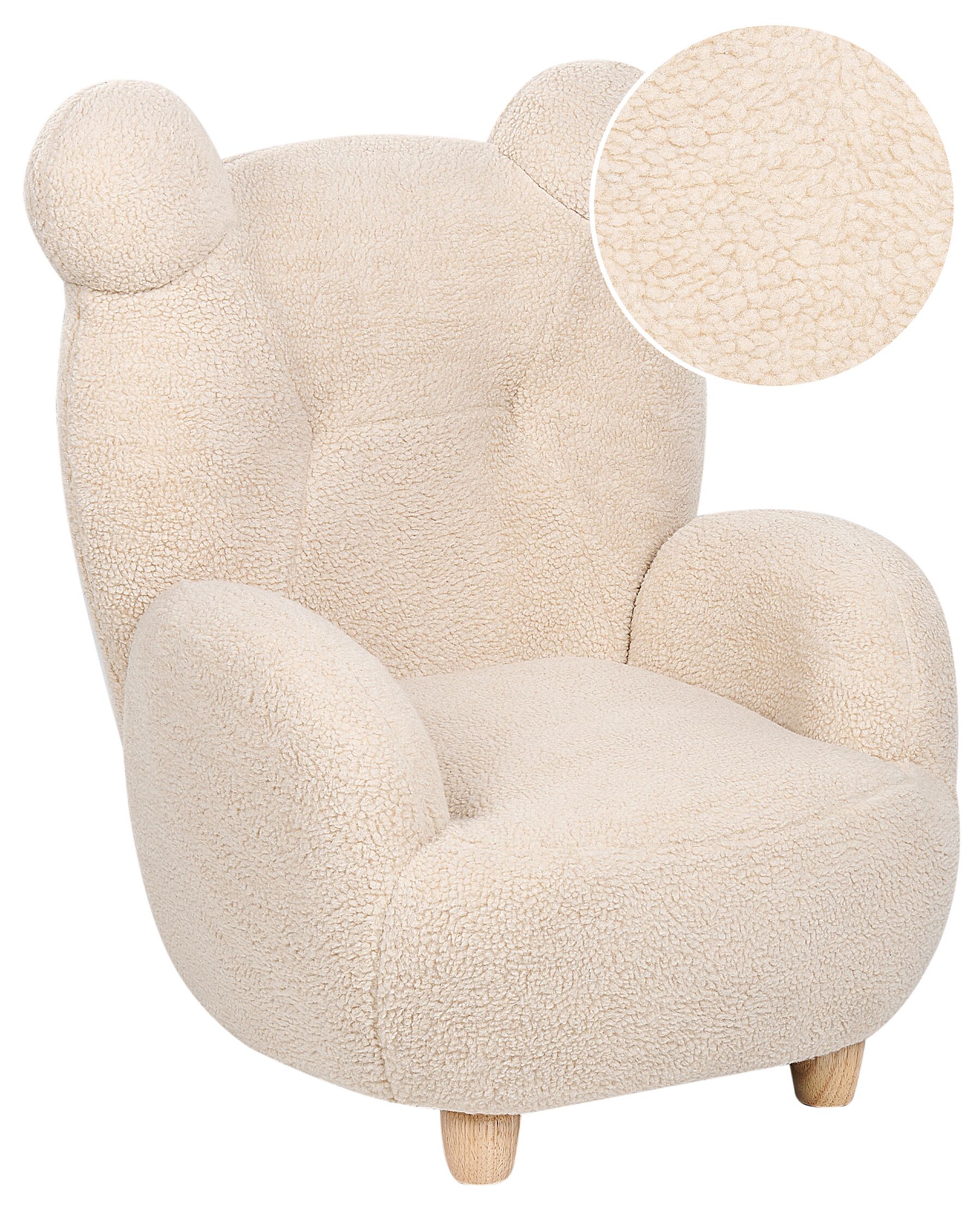 Kinderfauteuil teddy beige MELBU_886824