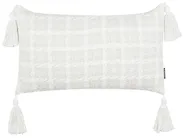 Throw Cushion DOURIS 30 x 60 cm Light Beige Checked_902366
