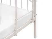 Bunk Bed Metal CHARTRES 90 x 200 cm (EU Single) Beige_1116743