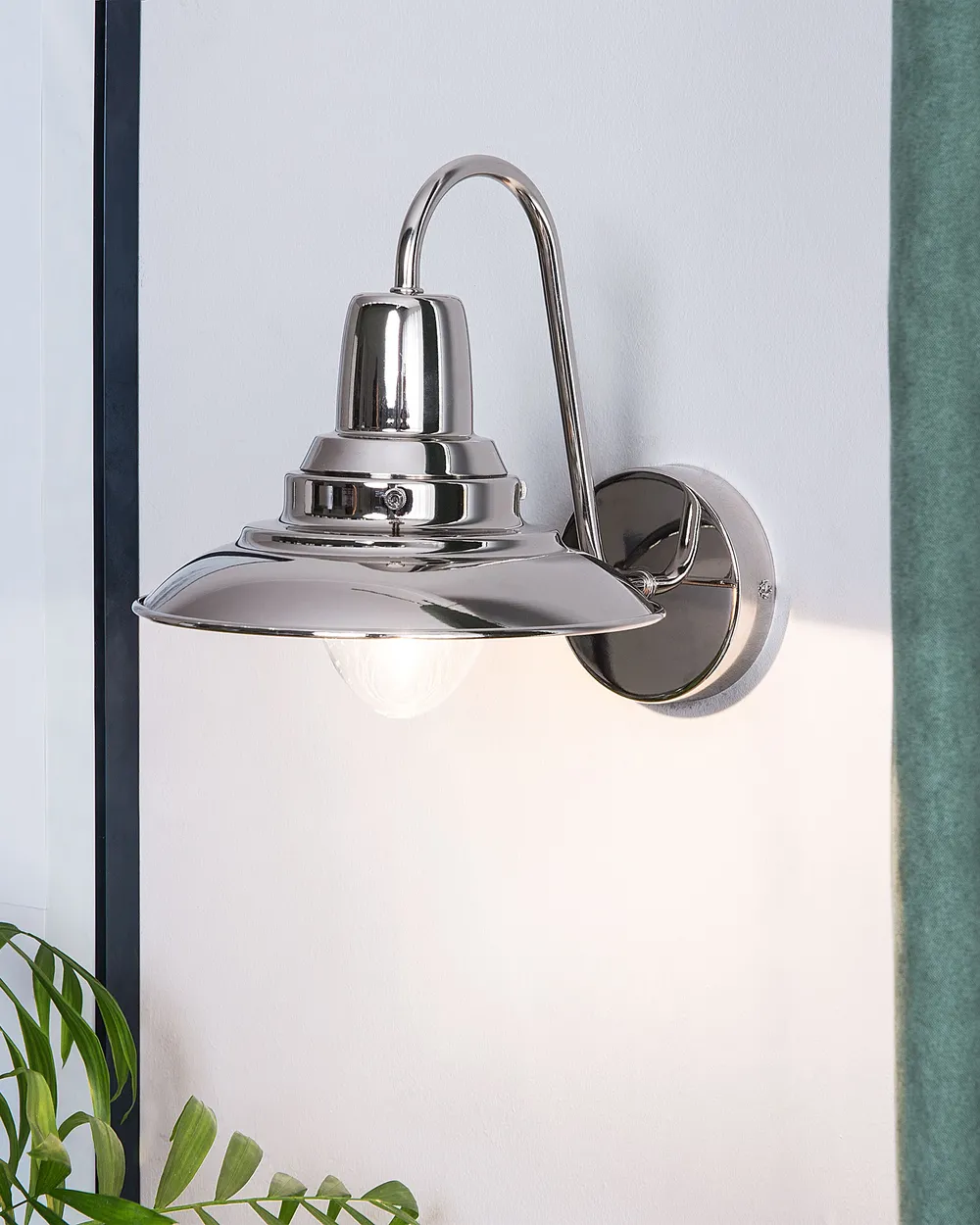 Lampa ścienna LUZA Metal Srebrny
