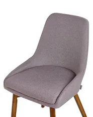 Set of 2 Dining Chairs MELFORT Taupe_800215