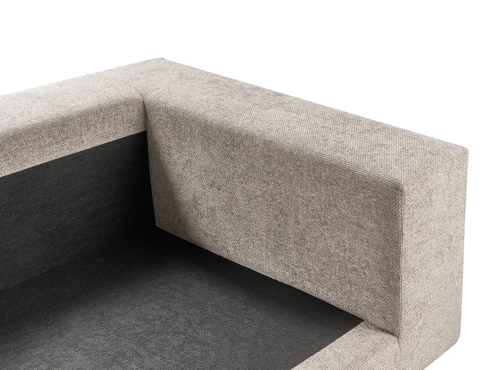 Sofa 3 Seater GLORVIKA II Fabric Taupe_923881