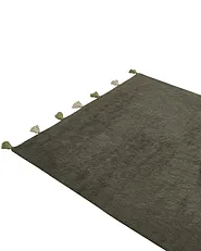 Kids Rug KODINHI  Dark Green 140 x 200 cm Cotton_1155083