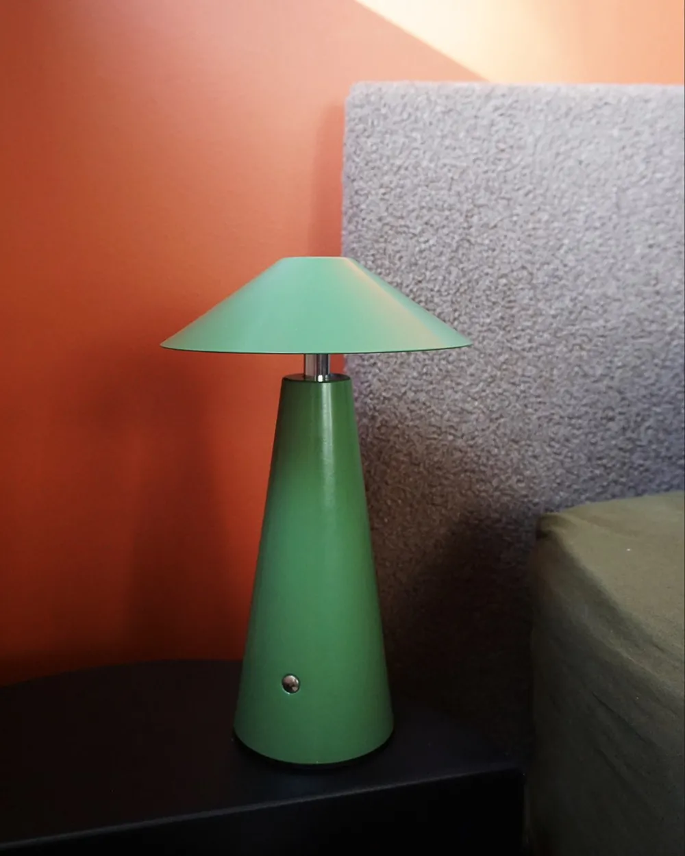 Wireless LED Table Lamp APAYAO with Dimmer Metal Green_1019940