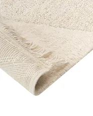Kids Rug KHONOMA Light Beige 140 x 200 cm Cotton_1107574