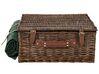 4 Person Wicker Picnic Hamper Brown ECLAIR_863597