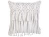 Lot de 2 coussins 45 x 45 cm blanc BAMIAN_904657