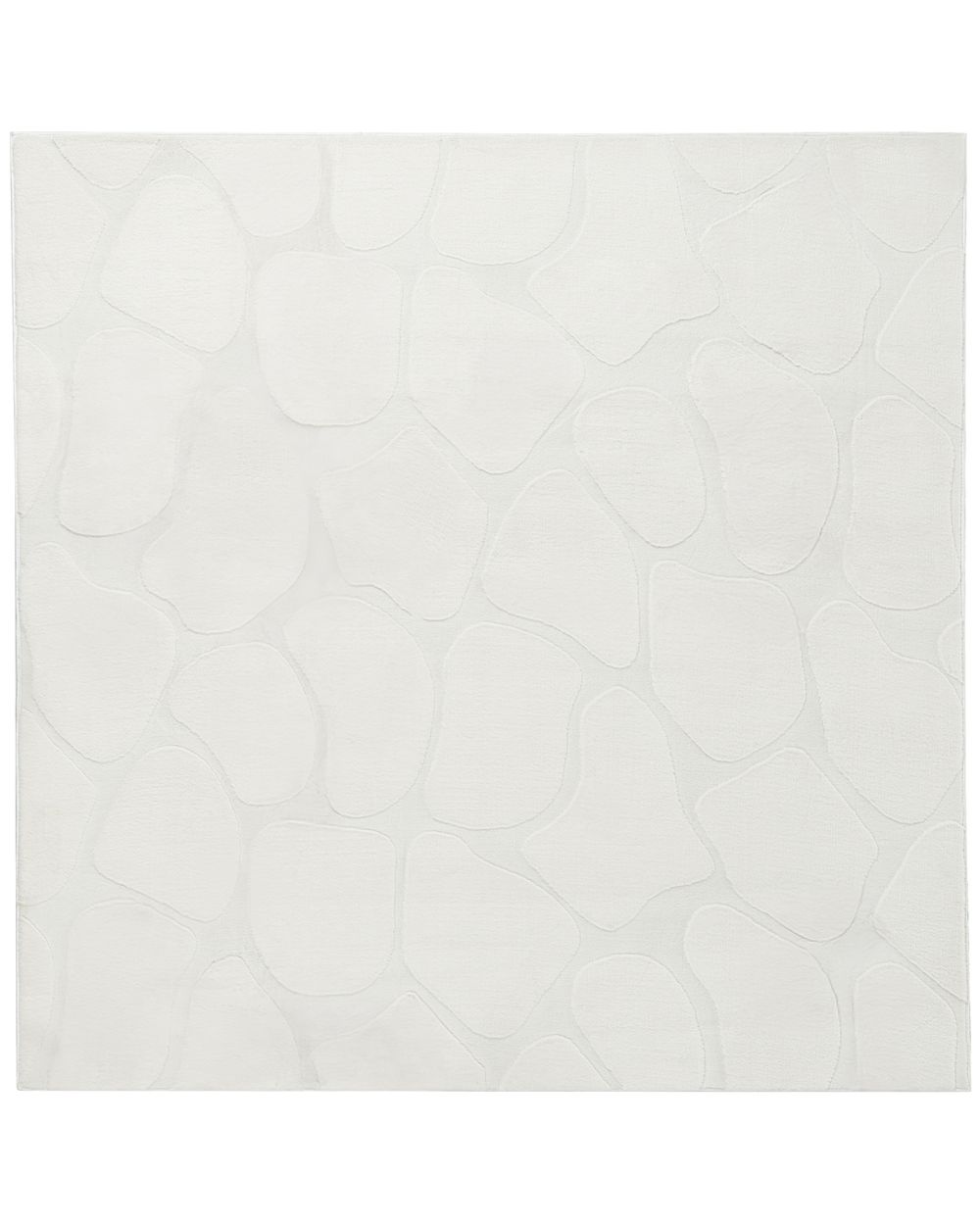 Rug KAWI Off-White 160 x 160 cm