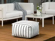 Pouffe GAJAN Fabric White_1155618