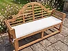 Bench Seat Pad Cushion MARLBORO 151 x 46 cm Off-White