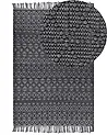 Rug ALUCRA Black 160 x 230 cm Wool