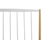 Bett mit Lattenrost Metall MAURS 160 x 200 cm Weiß_778505