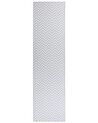 Koberec 80 x 300 cm bílý/šedý SAIKHEDA_831441