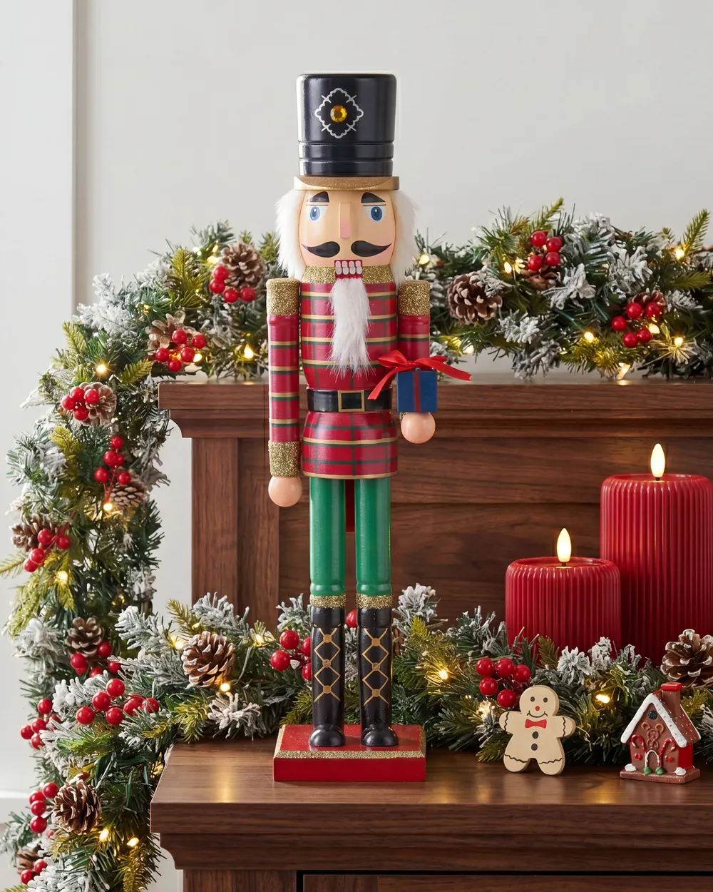 Figurine RODSJON 50 cm Nutcracker Red