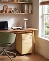 Storage Unit BOLSENA Metal Yellow