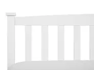 Bed Pine Wood GIVERNY 180 x 200 cm (EU Super King) White_752701