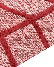 Rug SIVAS Red 160 x 230 cm Cotton_839699