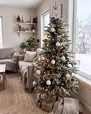 Conjunto de 21 bolas de Navidad FROSTGLOW Vidrio Blanco_1192244