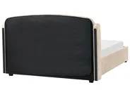 Ottoman Bed BERNAY Fabric Taupe 160 x 200 cm (EU King Size)_1025728