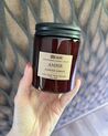 Soy Wax Candle and Reed Diffuser Scented Set Amber DARK ELEGANCE_922912