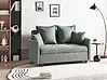 Sofa Bed 2 Seater HOVIN Fabric Green