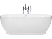 Vasca da bagno freestanding LEVERA 170 x 78 cm Bianco_1150250