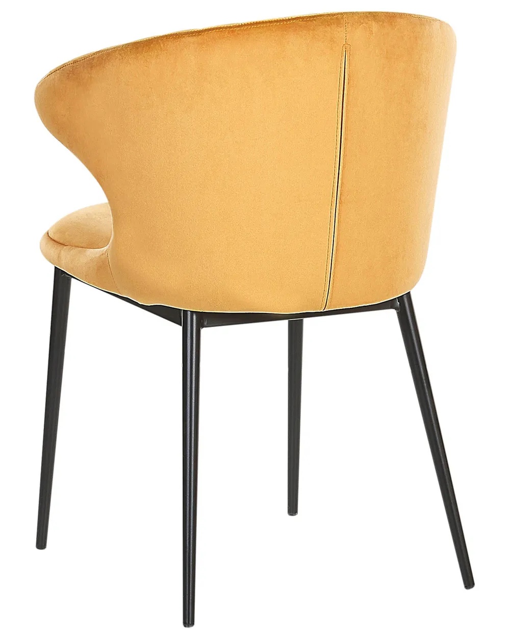 Set di 2 sedie da pranzo AUGUSTA Velluto Senape_767633