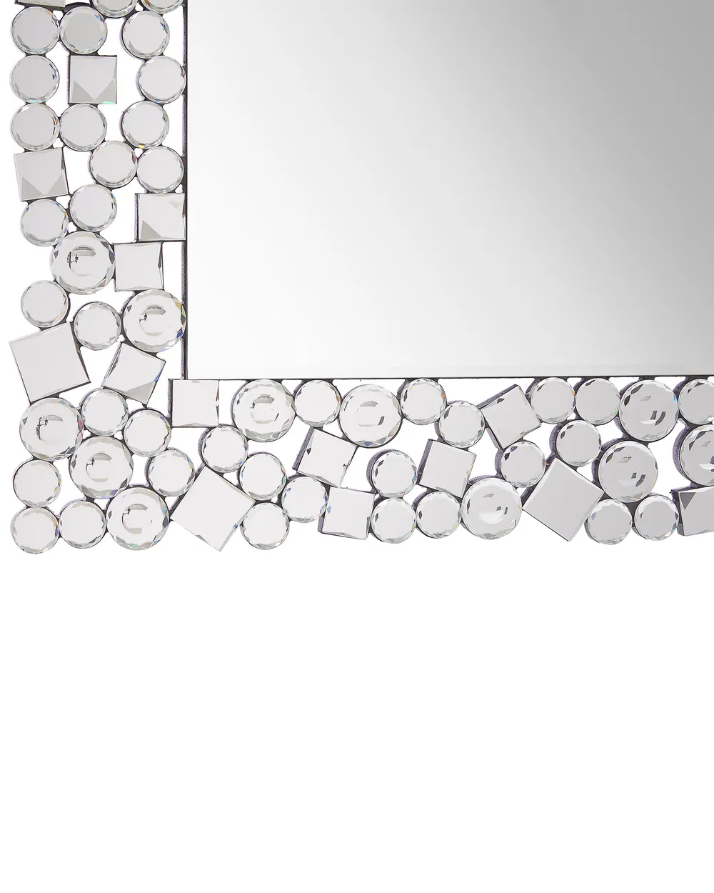 Lustro ścienne MERNEL 60 cm 90 cm Srebrny_773191