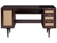 Íróasztal RAFFRA 140 cm 60 cm Sötétbarna_1191595