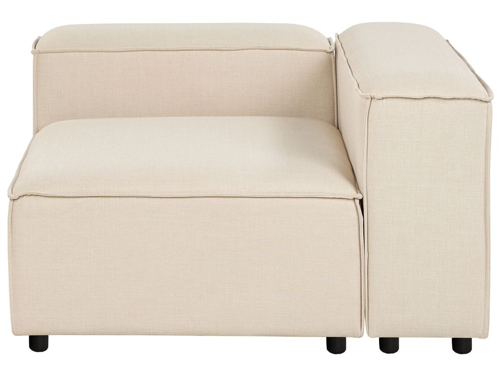 Module d'angle ARDAL Tissu Beige Côté gauche