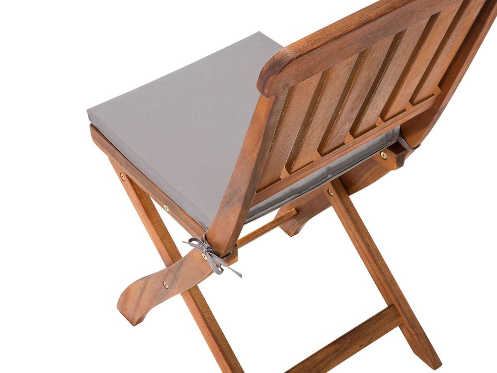 Set Giardino Legno Acacia 6 Posti - Tavolo E Sedie Pieghevoli Per Esterni Terrazza