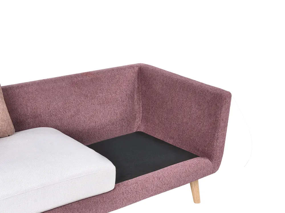 Sofa 3 Seater BOLGA Fabric Pink_1075252
