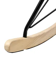 Poltrona a dondolo AKRA Finta pelliccia Beige chiaro_1033115