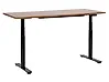Biurko regulowane elektrycznie DESTINAS 160 cm x 72 cm Brązowy/ czarny